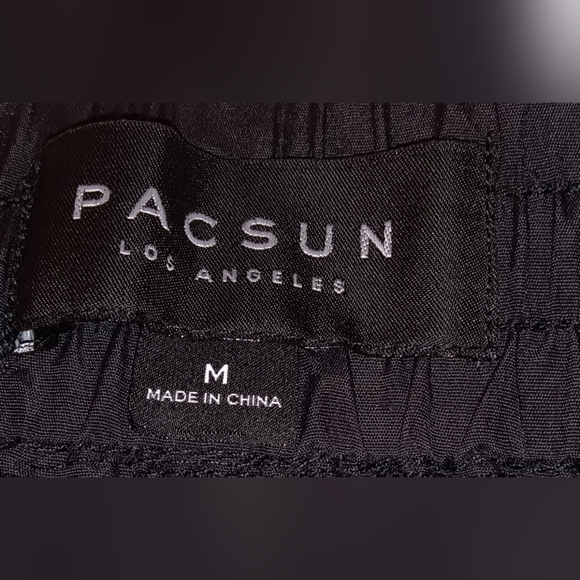 PacSun Red/White Nylon Track Pants - Picture 3 of 5